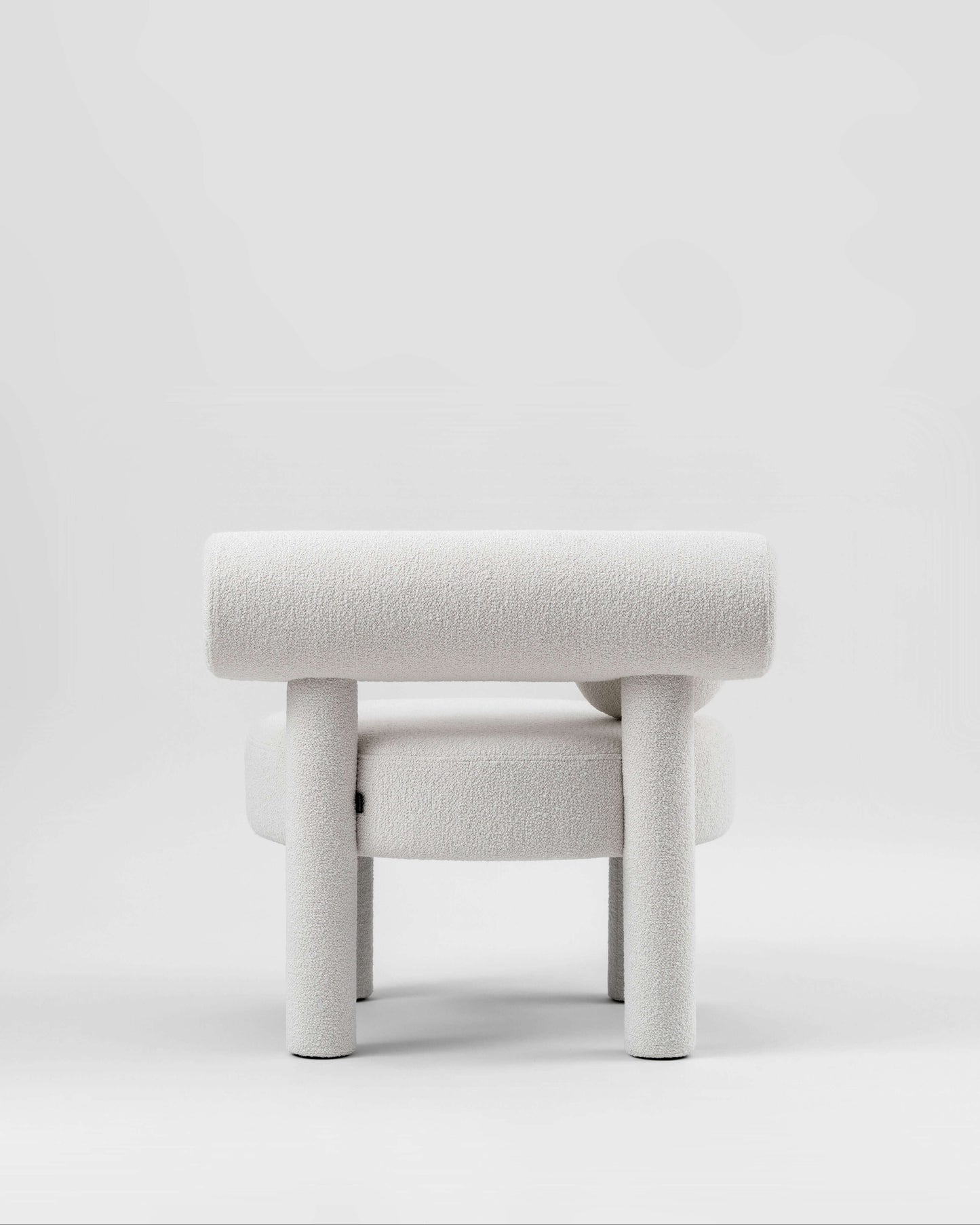 Modern Gropius Low Chair CS1 by Noom, designed by Kateryna Sokolova, showcasing Bauhaus-inspired geometric simplicity.
