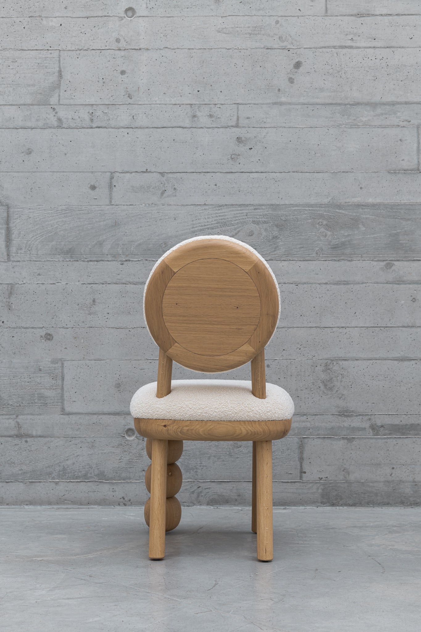 Three Ball Leg Chair