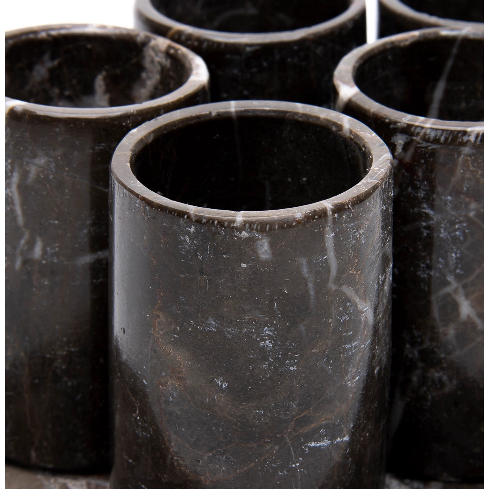 Black Marble Shot Glasses