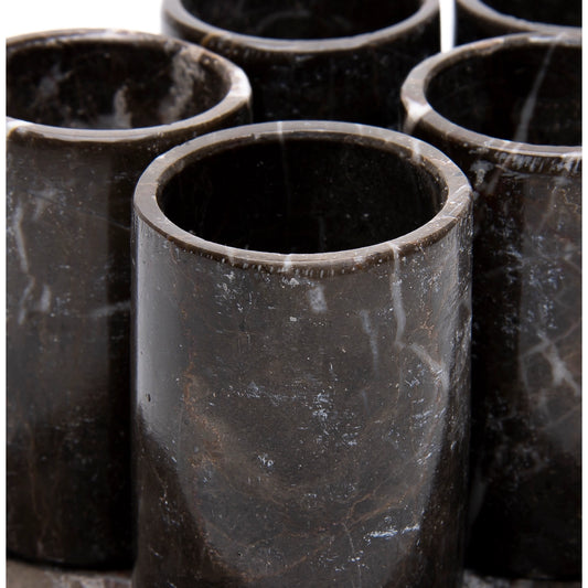 Black Marble Shot Glasses