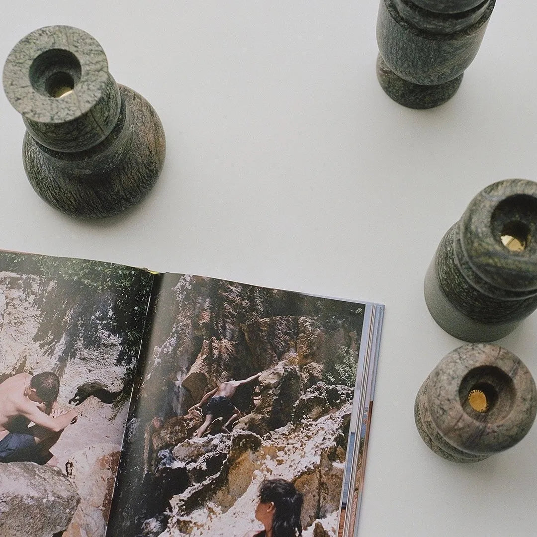 Rock Candle Holder