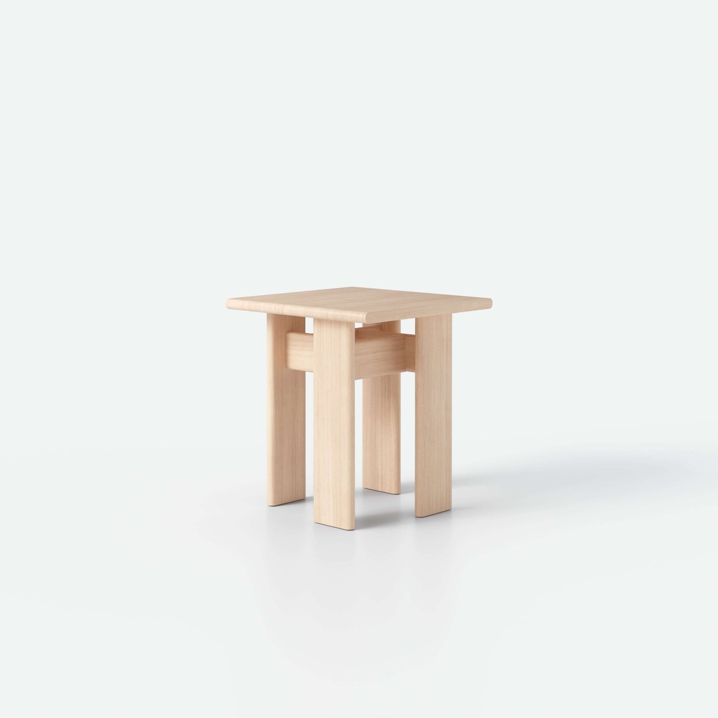 Archipen Table 1, a modern and unique side table by Noom Home, featuring architectural design in ashwood.