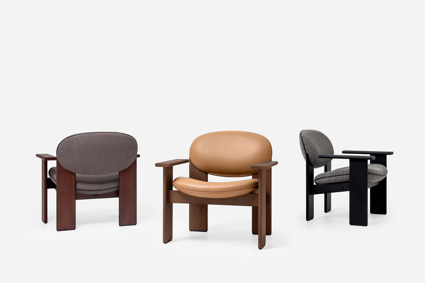 Archipen Lounge Chair collection featuring modern architectural design and unique ash wood accents.