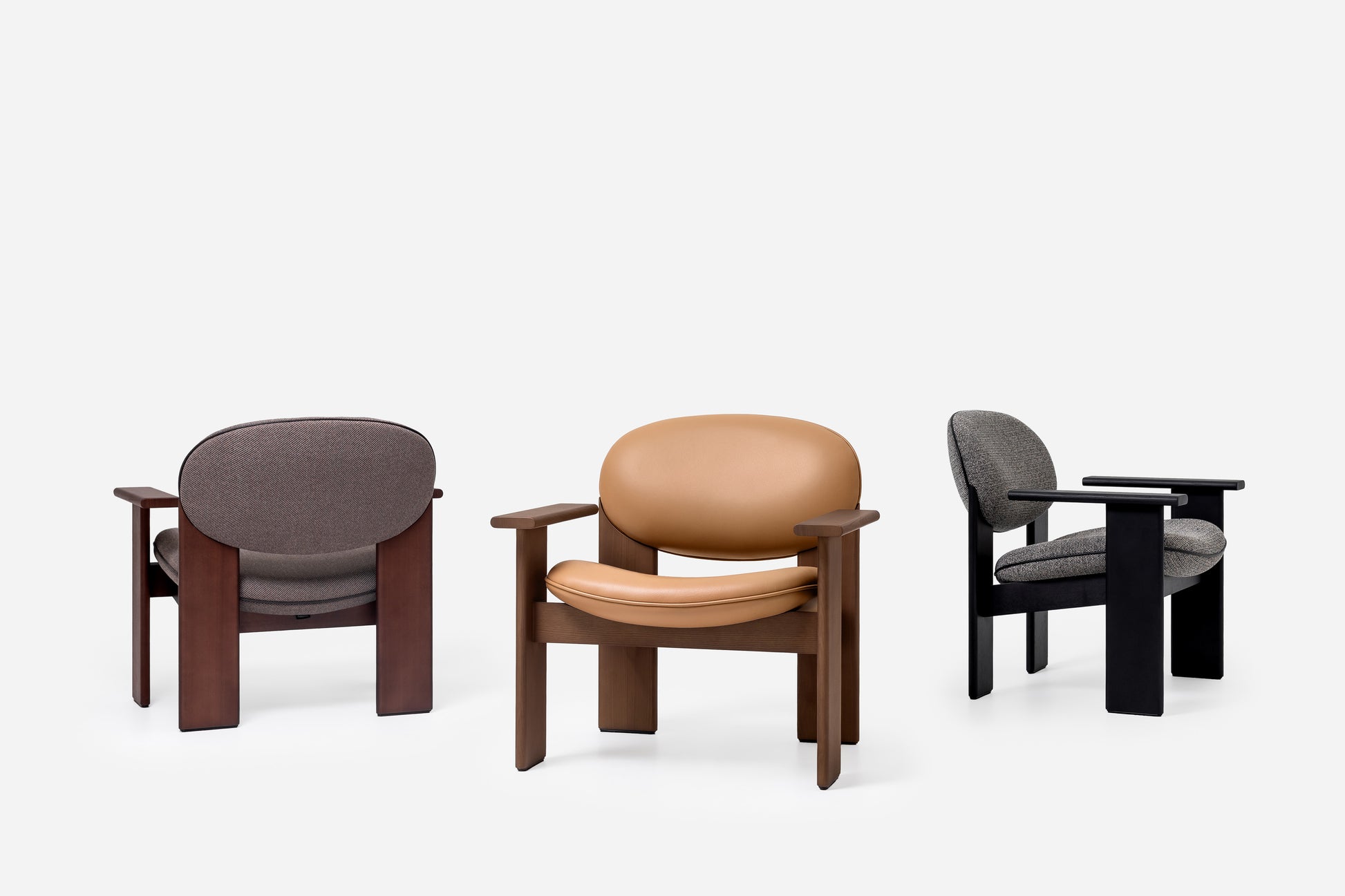 Archipen Lounge Chair collection featuring modern architectural design and unique ash wood accents.
